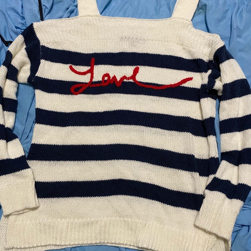 Love striped sweater